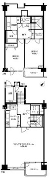 参宮橋マンション 504 間取り図