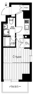 パティーナ麻布十番 302 間取り図