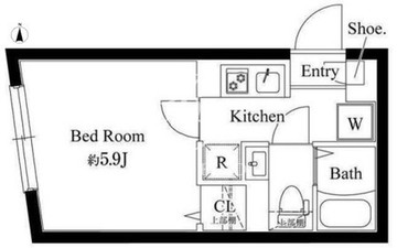 エルファーロ代々木上原3 102 間取り図