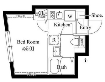 エルファーロ代々木上原3 302 間取り図