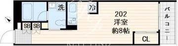 フレア世田谷3 202 間取り図