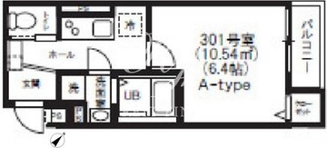 向島テラス 301 間取り図