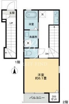 コンフォート明大前 201 間取り図