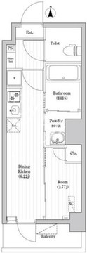 中野新井薬師レジデンス 302 間取り図