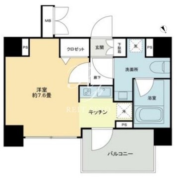 KDA品川大崎 902 間取り図