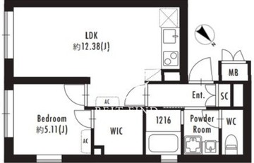 ファーレ西荻窪 302 間取り図