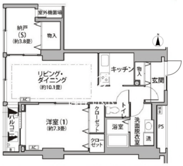 東雲キャナルコートCODAN 12-201 間取り図