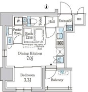 パークアクシス神田レジデンス 301 間取り図