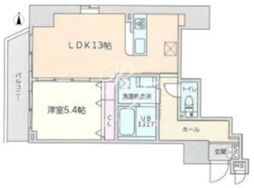 ケイブ湯島 1003 間取り図