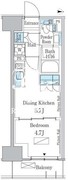 パークアクシス新宿百人町 340 間取り図