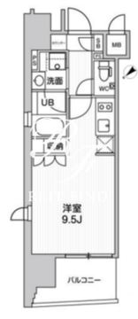 ウィーヴプレイス浅草サウス 501 間取り図