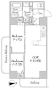 ルミーク浅草 801 間取り図