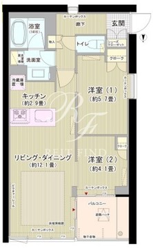 ガーデニエール砧ウエスト 1016 間取り図