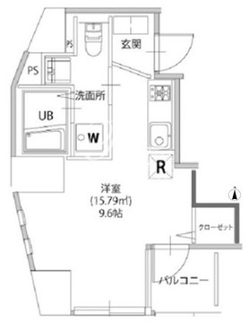 アリカ文京本郷 901 間取り図