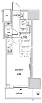 ザ・パークハビオ新中野 702 間取り図