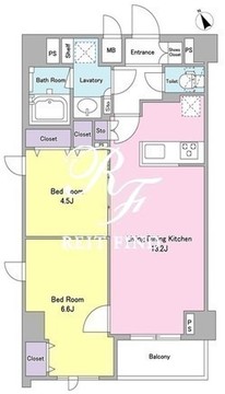 デルックス田端 901 間取り図