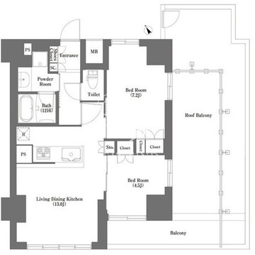 HF正光寺赤羽レジデンス 305 間取り図