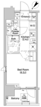 コンフォリア品川イースト 305 間取り図