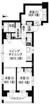 クリオ文京小石川 505 間取り図