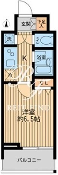 HF早稲田レジデンス 1-412 間取り図