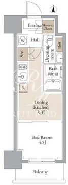 JMFレジデンス浅草橋三丁目 205 間取り図