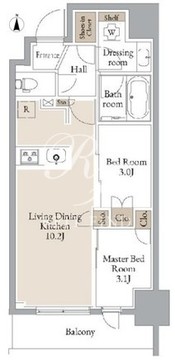 JMFレジデンス浅草橋三丁目 308 間取り図