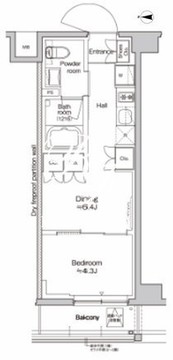 レジデンス高円寺 304 間取り図