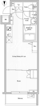四谷三丁目ステーションレジデンス 201 間取り図