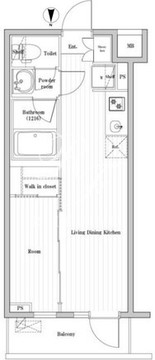 四谷三丁目ステーションレジデンス 106 間取り図