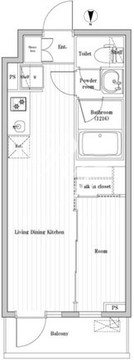 四谷三丁目ステーションレジデンス 203 間取り図