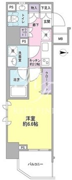 サンピエス大森 1105 間取り図