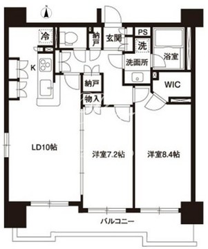 レジディア御茶ノ水 1502 間取り図