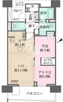 晴海フラッグ SUN-C-1413 間取り図