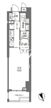 浜町アパートメンツ 303 間取り図