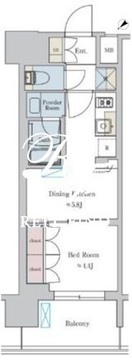 ブリリアイスト大井町 903 間取り図
