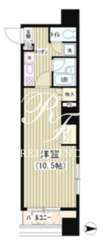 アクアコート 504 間取り図