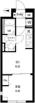 コンポジット千駄木ヒルトップ 302 間取り図