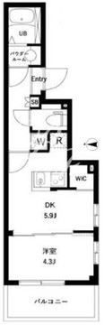 コンポジット千駄木ヒルトップ 503 間取り図