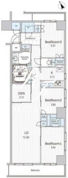 ビエラコート日本橋久松町 708 間取り図