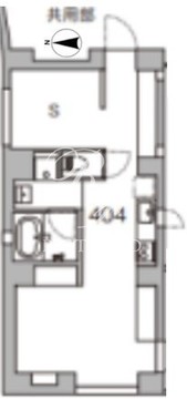 天神町プレイス 404 間取り図