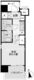 レジディア新宿御苑 601 間取り図