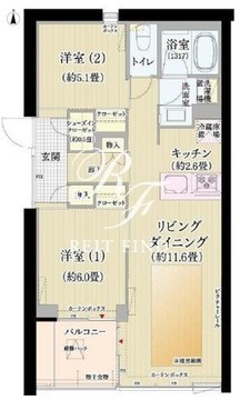 ガーデニエール砧ウエスト 551 間取り図