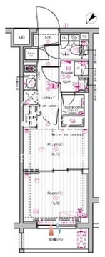 ザ・プレミアムキューブG東中野 232 間取り図