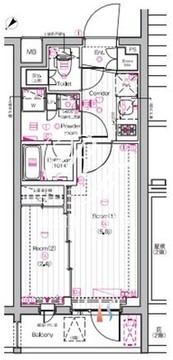 ザ・プレミアムキューブG東中野 235 間取り図