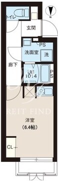 レピュア早稲田レジデンス 101 間取り図