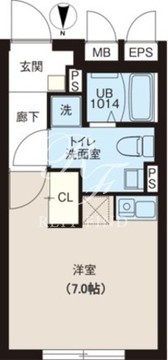 レピュア早稲田レジデンス 302 間取り図
