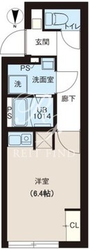 レピュア早稲田レジデンス 301 間取り図
