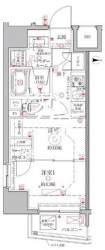 クレイシアIDZ上野 903 間取り図