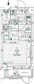 レガリス明大前 103 間取り図