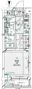 レガリス明大前 211 間取り図